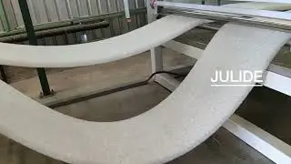 POE elastomer mattress production line by Julide machinery.86 15621078318