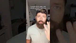 Я ЗНАЮ, что 3 человека, живущие сегодня, не попадут на небеса 🤨 #christianshorts #jesusisking #he...