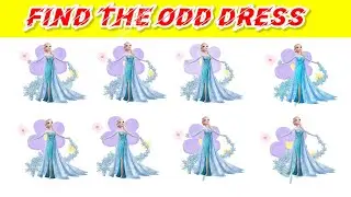 FIND THE ODD DRESS || EMOJI PUZZLES | RIDDLES || TEST YOUR EYES 👀