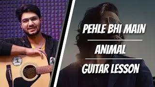 Pehle Bhi Main | Vishal Mishra , Animal | Guitar Lesson , Chords | The Acoustic Baniya