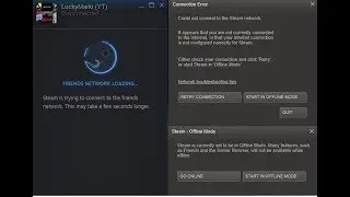 Steam going Offline/Online Randomly | Steam Connection Error | LuckyMarki