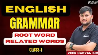 ROOT SERIES | ROOT WORD CLASS 1 | ENGLISH GRAMMAR | DR. AMIT ACADEMY ENGLISH