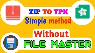 How to convert zip to tpk l Without file master | simple method