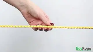 6mm Yellow Polypropylene Rope Demo | BuyRope