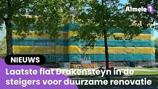 Laatste en hoogste flat Drakensteyn in de steigers