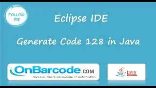 How to create, print Code 128 barcodes using OnBarcode Java Code 128 Barcode Generator library