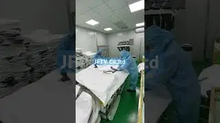 Video of JFTV's Jumbo bag folding process #bigbag #fibc #bulkbag #フレコン #jumbobag