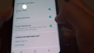 Samsung Galaxy S9 / S9+: Enable / Disable Touch Sensitivity for Use With Screen Protectors