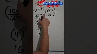 TEN&Eacute;S que saber resolver un EXPONENTE NEGATIVO.  #maths #aprendematematicas #potencias
