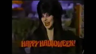 Elvira Coors Beer Halloween Ad 1987