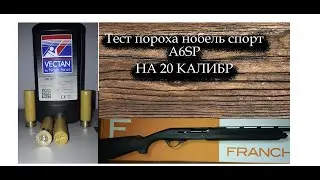 ТЕСТ НОБЕЛЬ СПОРТ А6SP НА 20 КАЛИБР! Проверка На Кучность И Резкость!