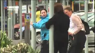 2011-11-21 - 3NEWS - WELLINGTON WIND TOO STRONG FOR SOME [RAW FOOTAGE]