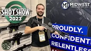 Новые цевья и приклады для АК серии Alpha от Midwest Industries | Выставка Shot Show 2023