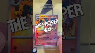 STOP Damaging Your Cards! The Proper Way to Use Semi-Rigid Holders #psa #pokemon #tcg