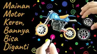 Mainan Motor Keren, Bannya Bisa Diganti