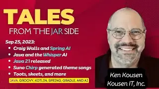 Tftjs: Live Chat with Craig Walls, Java and Whisper AI, Java 21 released, and more