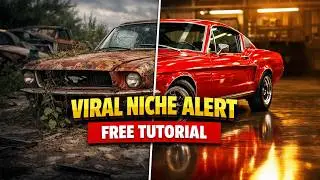 How to Make Viral ASMR Car Restoration Videos With AI (100% Free Tools)
