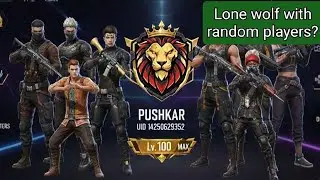Free Fire Lone wolf gameplay with random players!#freefire #freefirelonewolfmodegameplay 