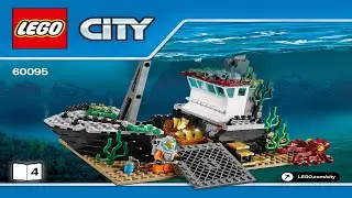 LEGO instructions - City - Deep Sea Explorers - 60095 - Deep Sea Exploration Vessel (Book 4)