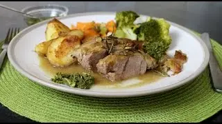 Roast Lamb and Mint Sauce