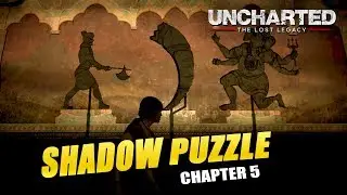 Uncharted: The Lost Legacy - Solving Shadow Puzzle in 10 Moves (Shadow Theater Trophy Guide)