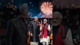 Donald Trump Celebrating His Win In India With PM Modi  #donaldtrump #pmmodi #bjp #bjpnews