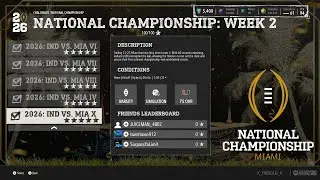 EA Sports College Football 26 Ultimate Team - National Championship 