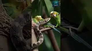 Wild life amazon jungle  Snake attack on bird's nest। Virtual Wild Bangla। #wildlife #animals #viral