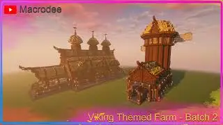 Batch 2: Viking Themed Minecraft Farms - [Bonemeal, Tree, Mud, Honey, Vegetables]