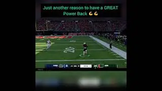 Just another reason to have a GREAT Power Back! 🙌🏽🔥 #madden23 #madden25 #nfl #nflfootball #gaming