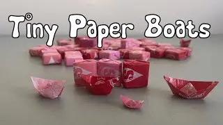 Making Tiny Paper Boats