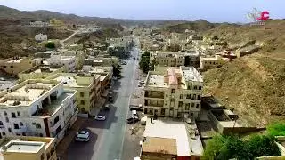 تصوير من السماء مدينة سدح في محافظة ظفار 2015