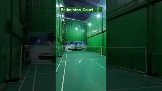 Badminton court 🏸          #shorts