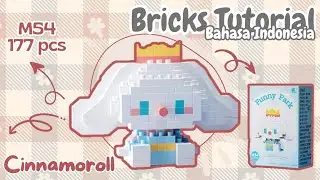 Build a Bricks Cinnamoroll M54 (Sanrio) Funny Park | Tutorial Lego Bricks Mini