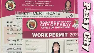 How To Get an Occupational or Work Permit and Health Permit in Pasay