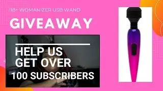 Closed | Quarantined Magic Wand Vibrator GIVEAWAY |Help us get to over 100 subscribers |Closed