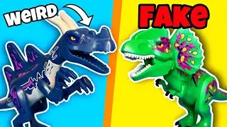 Эти поддельные динозавры Lego просто странные!