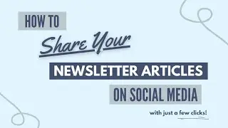 Sharing Your Real Estate Newsletter Articles on Social Media