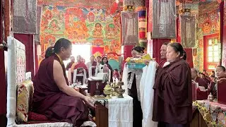 བདུད་འཇོམས་ཁྲོས་མ་མཆོད་པ་འབུལ་བ།Threoma Puja Offering On Parinirvana Of Lama Chemed Rinpoche’s 
