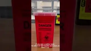 Whatever you do, do not throw the blades in the trash!
