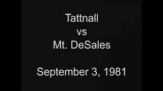 1981 Tattnall Square Trojans at Mount de Sales Cavaliers (football)