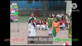 74th Republic day celebration creation in AAV havlock square school