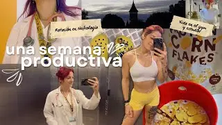 UNA SEMANA CONMIGO: prácticas de Medicina, trabajo y gym | study vlog