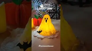 DIY ghost lights👻✨ || DIY halloween decor ideas #halloween #shorts #diy