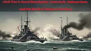 Civil War's Naval Revolution Ironclads, Submarines, and the Birth of Modern Warfare. #history