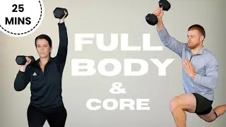 25 Minute Full Body & Core Workout at home