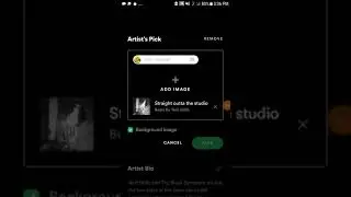 How to add featured content on your Spotify account - artist pick
