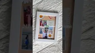 Customised photo frame for birthday ❤️ #craft #artandcraft #diycrafts #photoframe  #giftideas #gift