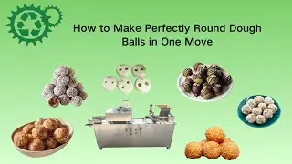 How to Roll Brioche Balls Effortlessly Using a Dough Cutting and Rounding Machine #electric #cheese
