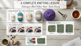 A Complete Knitting Lesson That Explains Techniques Most Videos Never Teach Clearly